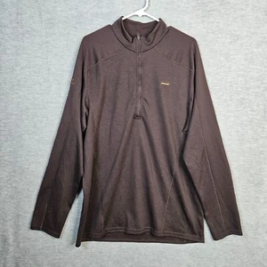 Top Patagonia Capilene Peso Medio Para Hombre Marrón 1/4 Cremallera Cuello Manga Larga Talla XL NUEVO - Imagen 1 de 11