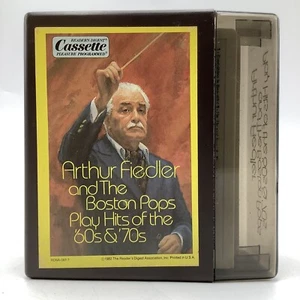 Arthur Fiedler & The Boston Pops Play Hits 60's & 70's (1982) 2 Cassette Box Set - Picture 1 of 4