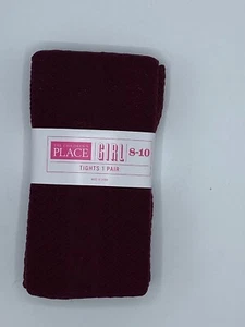 The Children's place sz 8-10 tights uniform dress Rubine Color - Picture 1 of 8
