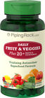 PipingRock Super Fruits and Veggies, 60 Vegetarian Capsules (free shipping)