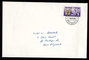 RHODESIA 1966 COVER TO Port Elizabeth WITH 2/6d POSTAGE DUE STAMP - Picture 1 of 1