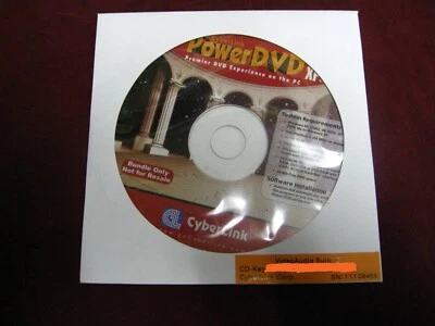 Cyberlink PowerDVD XP 4.0 DVD With Install Key VideoAudio Suite C - Image 1 of 3