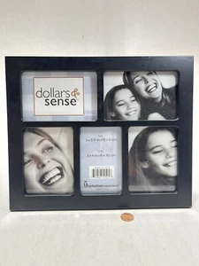 5 Metal Picture Framed Collage Picture Frame Dollars & Sense - Picture 1 of 4