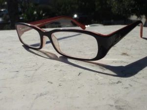 Ray Ban RB 5063 2181 130 Gloss Black NO LENSES 50[]16 rectangle ITALY - Picture 1 of 7