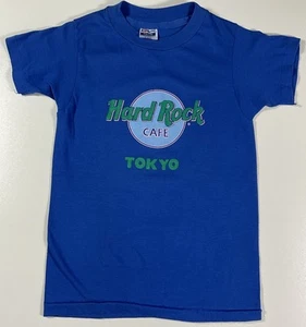 Vintage Hard Rock Cafe Tokyo T Shirt Sz Youth M Single Stitch Made In USA 80s - Picture 1 of 9