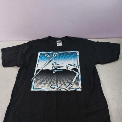 Vintage 1998 Yes Band Tour Masculino Preto GG Tultex LEIA - Imagem 1 de 4