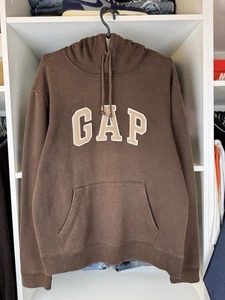 Vintage Gap Brown Hoodie Size S - Picture 1 of 24