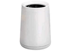 8L/2.1GAL Bathroom Small Garbage Can,Open Top Trash Can,White Trash Can - Picture 1 of 7