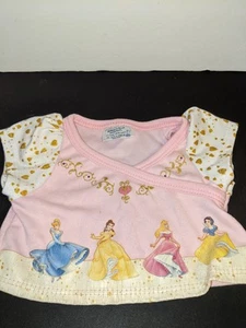 Build-A-Bear White Pink Gold Disney Princess T-shirt For Stuffed Animals - Picture 1 of 2