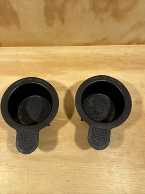 Ford Mustang F-150 1997-2004 consola central portavasos inserto de goma par OEM Foto 1 de 4