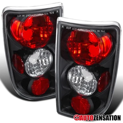 Fit 1995-2004 Chevy Blazer GMC Jimmy Black Tail Lights Brake Lamps Left+Right - Image 1 of 4