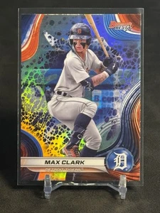 2024 Bowman’s Best Top Prospect #TP-4 Max Clark Refractor Tigers - Picture 1 of 2