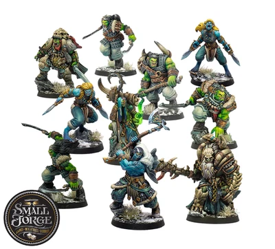 WW01012-0054. Northern Tribes Action Pack. Infinity Warcrow, NEW - image 1 of 4