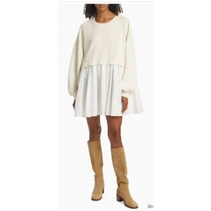 Free People Elanor Sweatshirt Dress Tunic - Size XL - New - Picture 1 of 5
