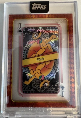 Tarjeta de juego 2025 Topps Mint Disney QH-14 Pluto, Jack of Clubs acetato 118/125 Foto 1 de 4