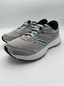 Scarpe da corsa Saucony Cohesion 13 donna grigio e verde menta taglia 8 - Foto 1 di 11
