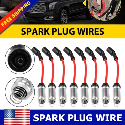 8 cables de bujía para Chevy Chevrolet Silverado 1500 Corvette Suburban Tahoe Foto 1 de 4