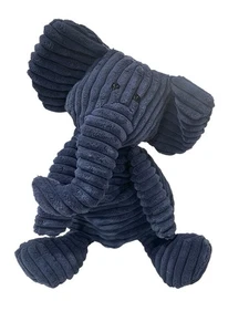 JellyCat Cordy Roy Elephant Navy Blue Corduroy Plush Lovey Stuffed Animal Toys  - Picture 1 of 8