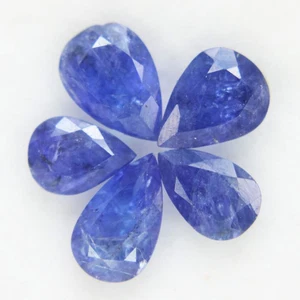 15.65 Ct Natural Blue Kyanite Top-Grade Pear Cut Loose Gemstone Lot Certified - Picture 1 of 4