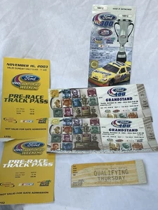 2003 NASCAR Busch Serie Winston Cup Handwerker LKW Ticket Stubs Lesen Dejoria - Bild 1 von 7