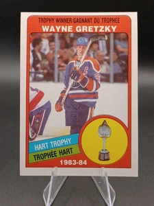 1984-85 O-Pee-Chee Wayne Gretzky #374 Hart Trophy Winner Oilers NM SHARP! - Picture 1 of 2