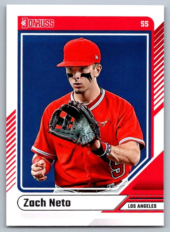 2024 Donruss Zach Neto Los Angeles Angels #26 - Image 1 of 2