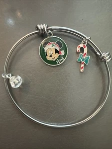 Disney Minnie Mouse Weihnachten Bettelarmband Weihnachten Noel - Bild 1 von 2
