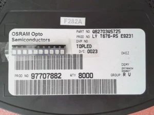 50 x Hyper TOPLED - Gelb - 112 ... 280 mcd - 587 nm - PLCC-2 - 120 ° - NEU - Bild 1 von 1