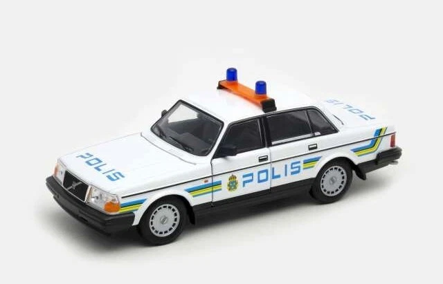 Volvo 240 GL "Norway Police" - Welly 1 24 - WE24102PN