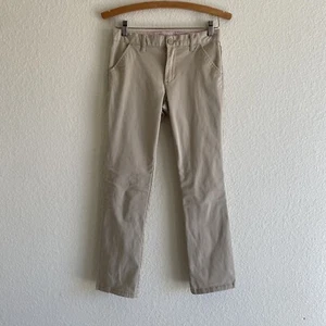 Girls Sz 14 School Uniform Khaki Pants Cat & Jack Straight Leg Chinos - Picture 1 of 6