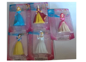 Disney Princess Figurines Set of 5 -Snow White, Belle, Ariel, Aurora, Cinderella - Imagen 1 de 1