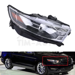 For 2013-2014 Ford Taurus Halogen Gray Trim Headlight Passenger Side Right - Picture 1 of 10
