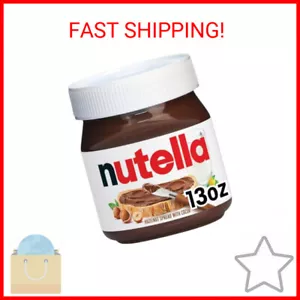 Nutella Hazelnut Spread With Cocoa For Breakfast, 13 Oz Jar - Picture 1 of 2