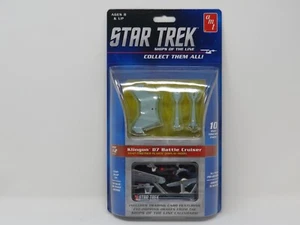 AMT Star Trek Klingon D7 Battle Cruiser Snap Kit 1:2500 Scale 914 w Trading Card - Picture 1 of 2