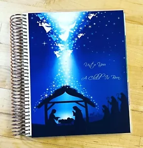 Juego de 4 cubiertas frontales/traseras de Navidad Nativity con planificador Erin Condren - Imagen 1 de 4
