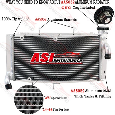 Radiador de aluminio ASI para Honda CBR900 CBR 900RR CBR 900 CBR900RR 1996-1997 Foto 1 de 4