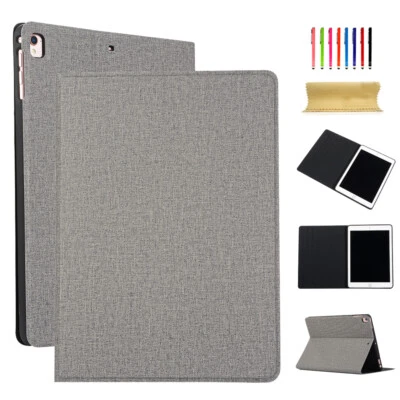 For iPad 7th Gen 10.2''/6th/Mini 5/4/Air 3/2 Leather Slim Shell Stand Case Cover - Image 1 of 4