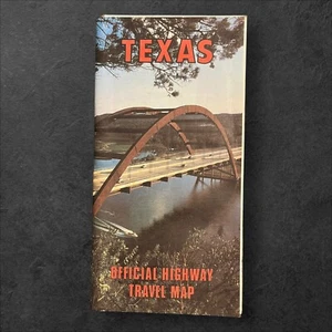 Vintage 1970s Texas Official Highway Travel Map Tourism Ephemera - Picture 1 of 7
