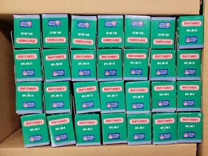 Lot Of 28 Matchbox Team Collectibles NFL 1990 Limited Edition W/Display Case - Picture 1 of 6