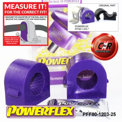 Powerflex Fr o, Mnt Spazzole 25mm 2 Pezzi Per Opel Signum 03-08 PFF80-1203-25 - Immagine 1 di 4