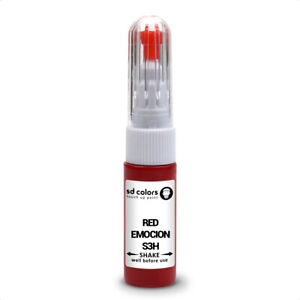 SEAT S3H RED EMOCION   TOUCH UP PAINT PEN/BRUSH FOR SCRATCH CHIP REPAIR
