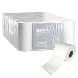 Katrin Plus 87709 Toilettenpapier 3-lagig geprägt 180 Blatt - 56 Rollen - Bild 1 von 9