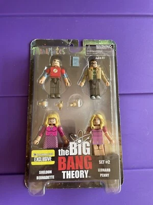 Big Bang Theory Minimates 4-Pack #2 Entertainment Earth Exclusive Leonard Penny - Image 1 of 3