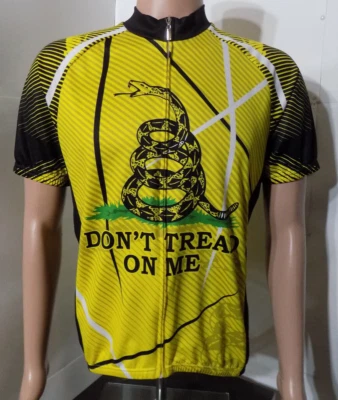Jersey de ciclismo Don't Tread On Me largo con cremallera (grande) 83 bolsillos para ropa deportiva Foto 1 de 4
