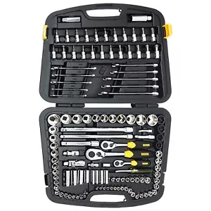 120 piezas STANLEY 91-931 Juego de herramientas maestras Kit de herramientas mecánicas para uso profesional - Imagen 1 de 6