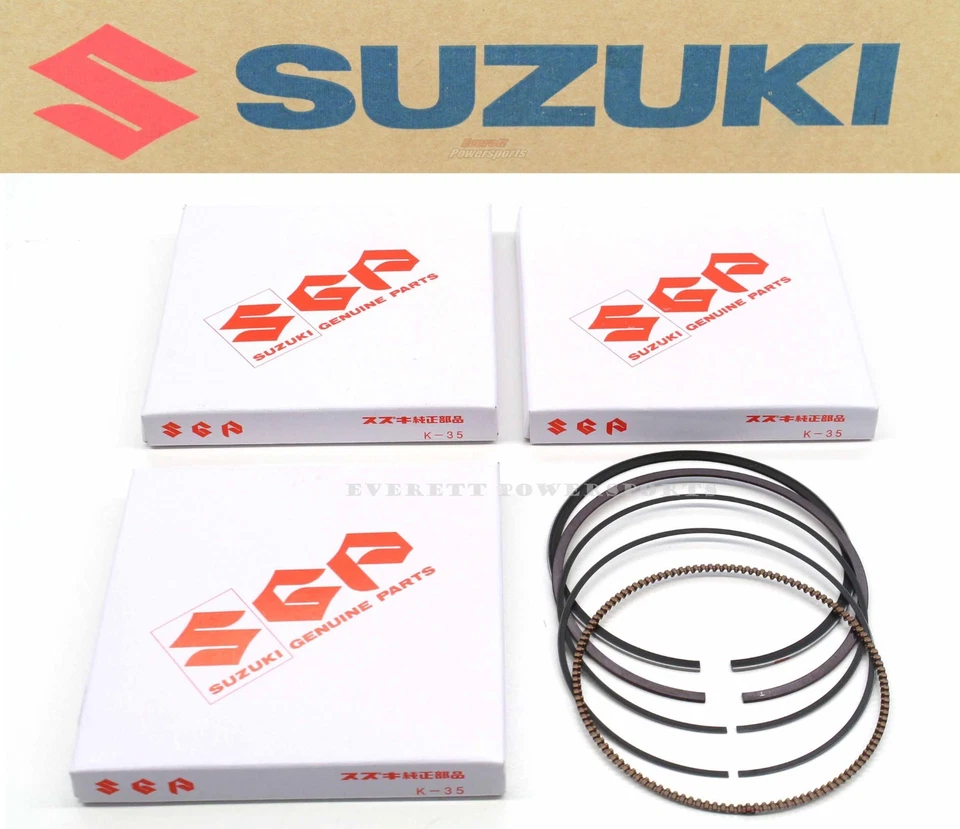 New Genuine Suzuki Complete Piston Rings Set Kit 05-06 GSX-R1000 OEM #R164 - Imagen 1 de 1