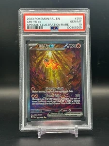 PSA 10 GEM MINT Chi-Yu ex Paldea Evolved Full Art Holo Pokemon Card #259/193 - Picture 1 of 2