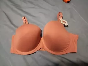 Fit For Me by Fruit of the Loom Unlined Underwire Bra 42G Rose Color - Picture 1 of 3
