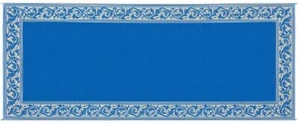 Roll Up RV and Camping Rug Storage Bag Outdoor Campsite Carpet 8' X 20' Blue - Picture 1 of 3