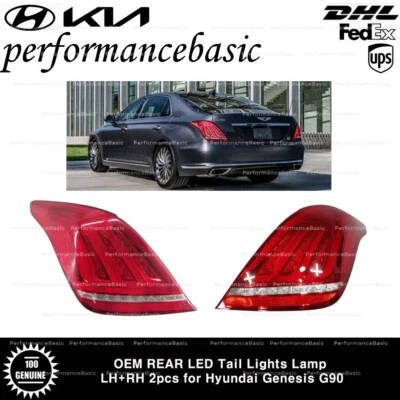 Luces traseras LED OEM lámpara izquierda+derecha 2 piezas para Hyundai Genesis G90 2017-2019 Foto 1 de 2